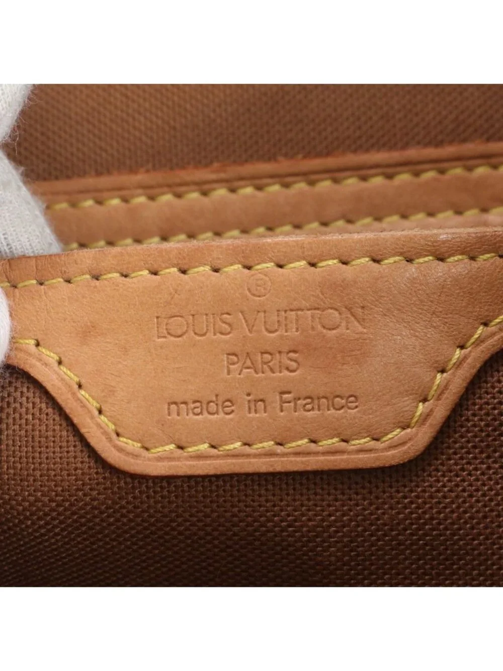 Louis Vuitton Monogram Montsouris GM Leather Backpack Shoulder Bag
